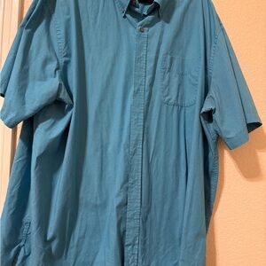 Blue Harbor Bay Short Sleeve Button-Up Shirt